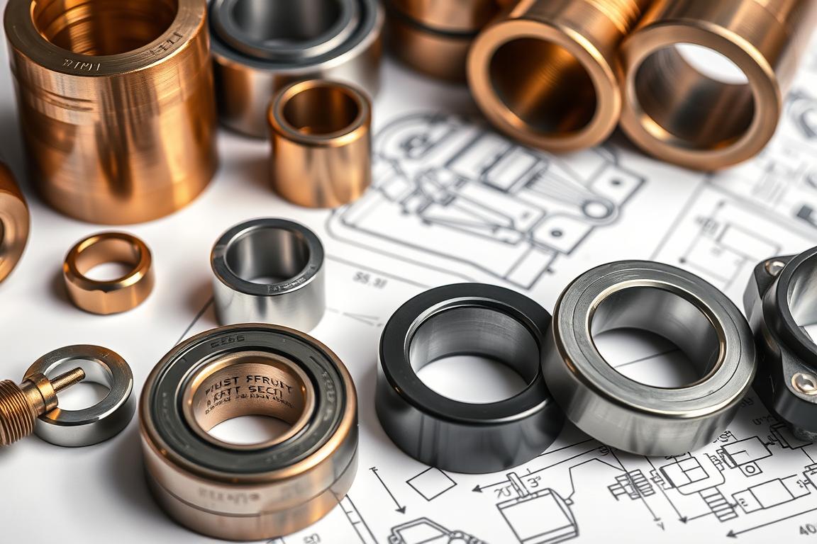 Custom Bronze parts Richconn manufactured for automotive applications