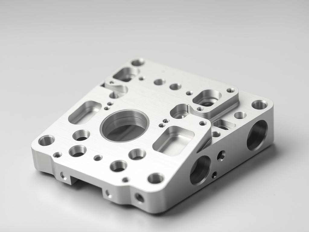 Custom aluminum robotic arm component manufactured by Richconn