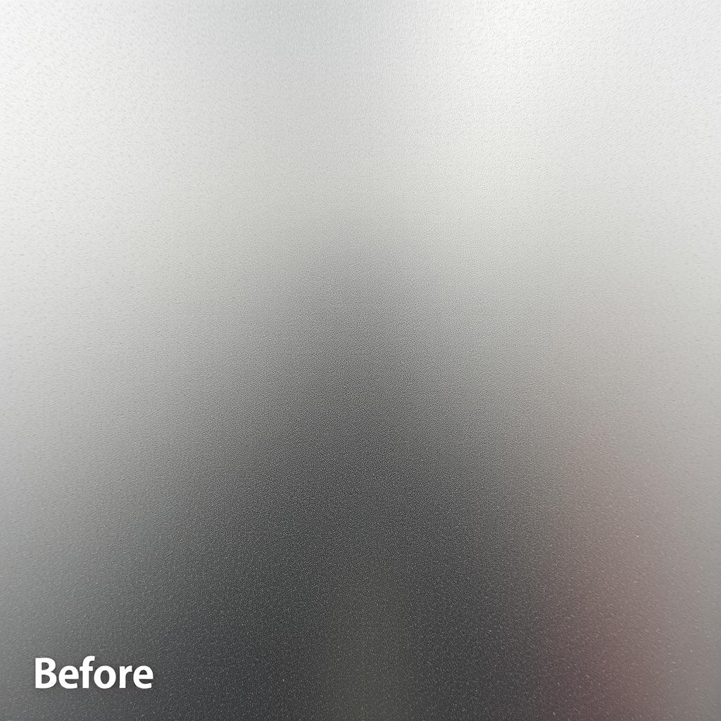 Bead blasted stainless steel finish