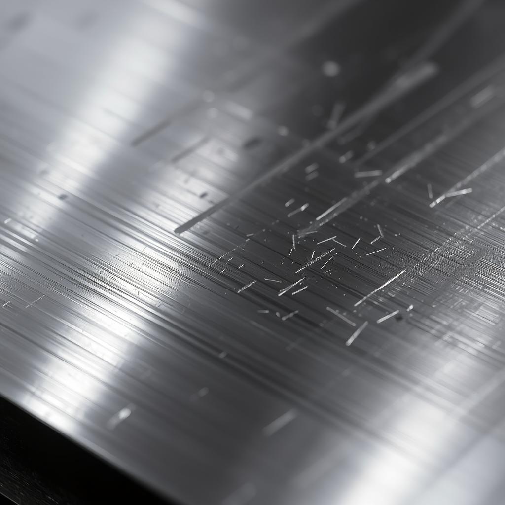 As-machined stainless steel finish