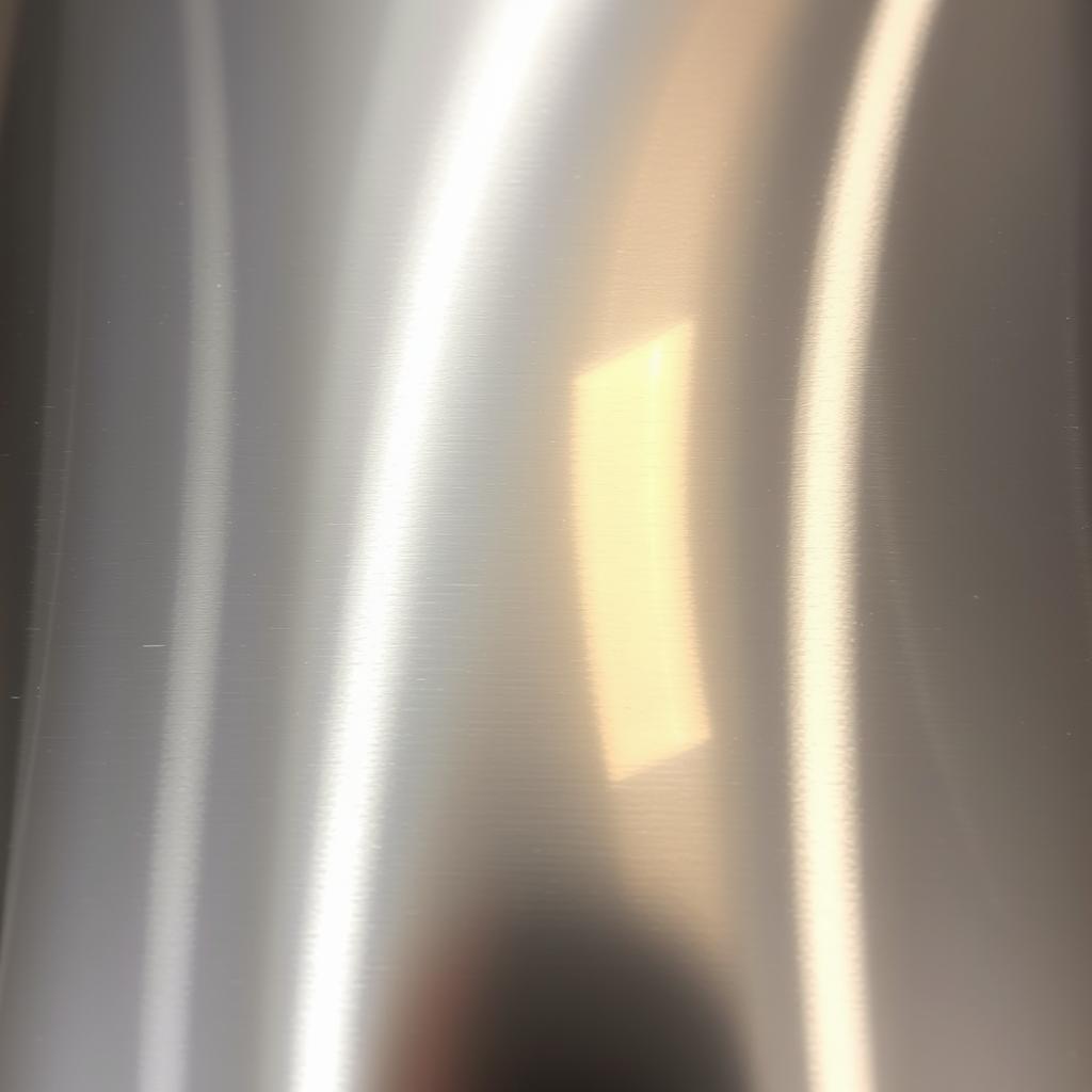 Polished stainless steel finish