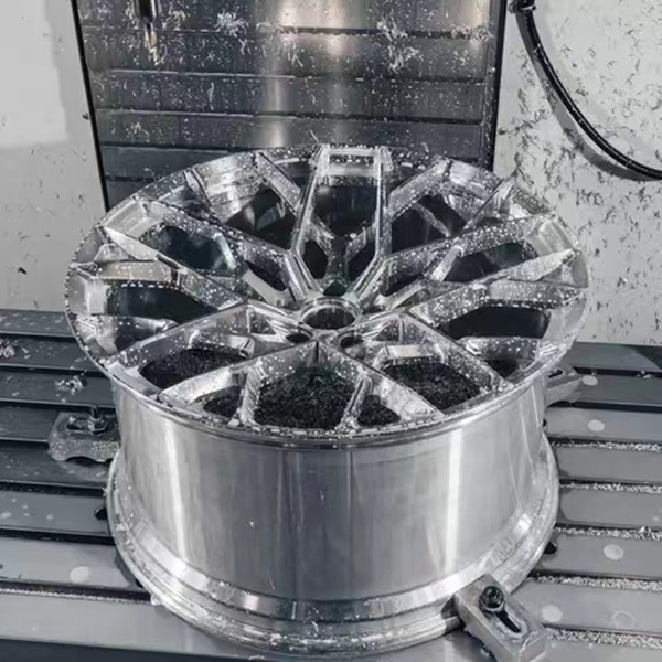 alu wheel machining